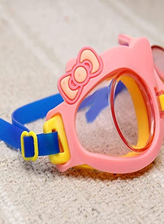 KAVIN Adjustable Size Cute Design Swimming Goggles Pool Party Swimming Eye Wear For Kids Boys And Girls Random Colours Pack Of 1 (M10) - Image 4